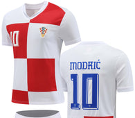 Football Jersey Croatia home 24/26 Modric #number10 (soccer shirt / Harmony european day / football shirt / Modric euro shirt / Croatian shirt )