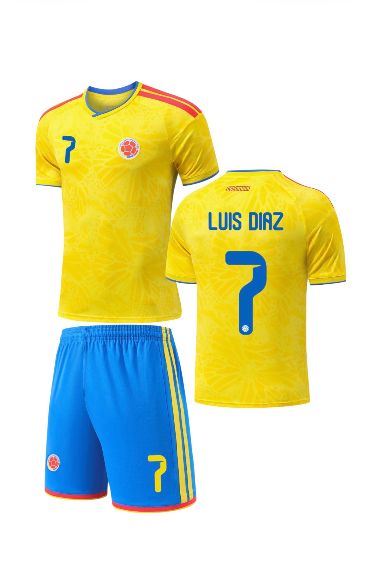 Football Jersey Colombia LUIS DIAZ number#7 2026 (Colombian / soccer shirt / Harmony day / country shirt / colombia jersey )