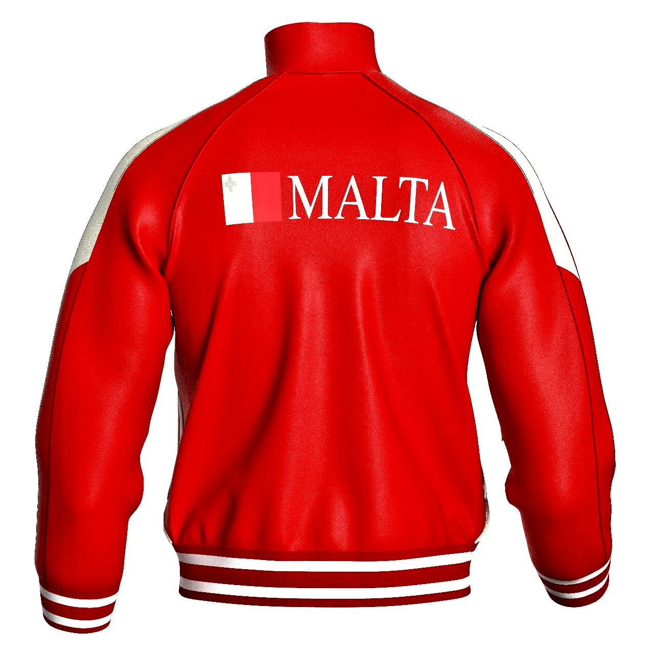 Malta jacket (red padded / winter training warm up jacket / Harmony day / Maltese winter  book week )