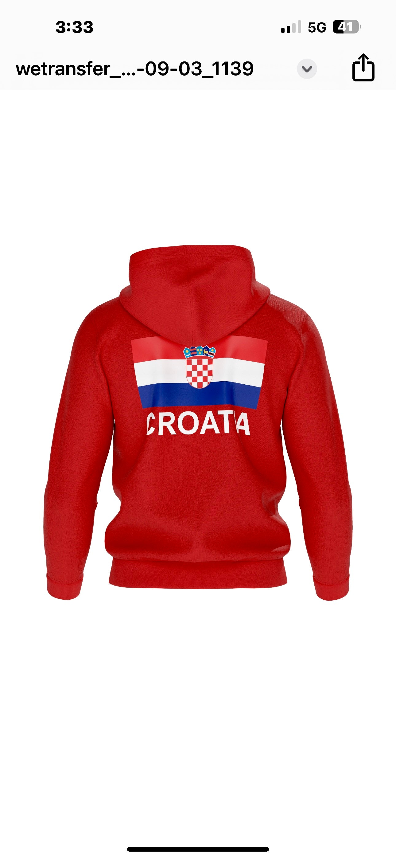 croatia warm up jacket
