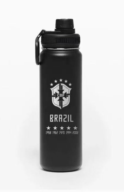 Metal Drink bottle Brazil ( cool water /  country / Brazilian Neymar / training / school / sports / Gym / soccer)