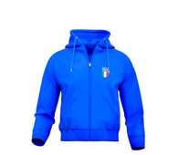 Italy zipper Hoodie jumper  24/26 ( italy blue / Italian training jacket / warm up jacket / Harmony day  / Italia jumper)