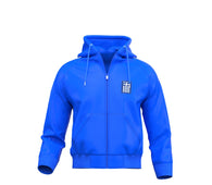 Greece Zipper Hoodie jumper (fleece / Hellas blue / Greece training / warm up / Harmony day / Greek jumper)
