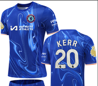 Football jersey Chelsea KERR Home 24/25 ( girls set / playing shirt / Matilda/ ladies )