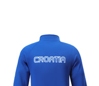 Croatia jacket ( croatia blue / Croatia training jacket / warm up jacket / Harmony day / cro jersey / Croatian jumper)