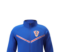 Croatia jacket ( croatia blue / Croatia training jacket / warm up jacket / Harmony day / cro jersey / Croatian jumper)