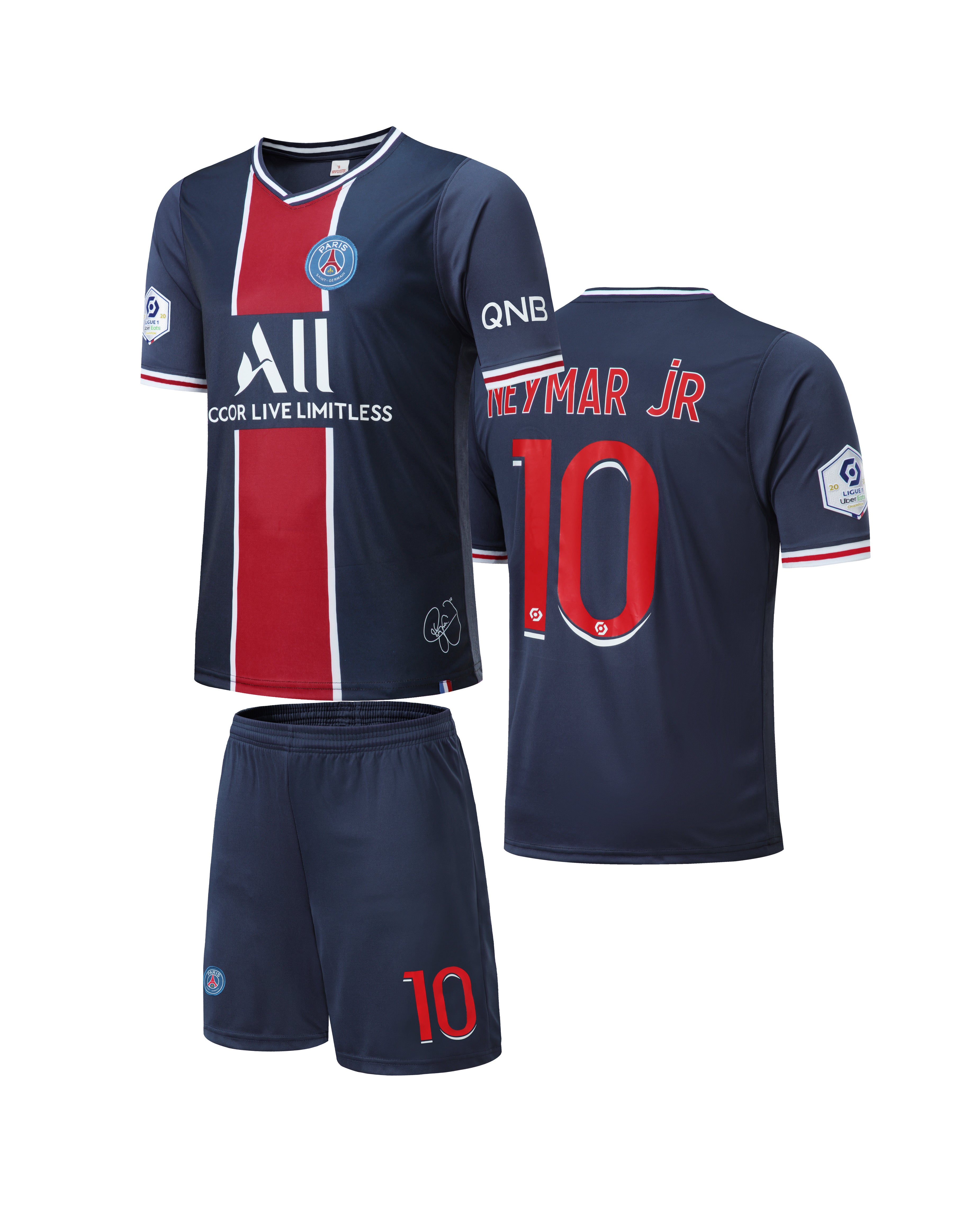 Football Jersey Paris saint Germain home Neymar jnr number#10 2020-2021 (Psg shirt/ psg jersey / soccer jersey / specials / Neymar shirt  / soccer shirt)