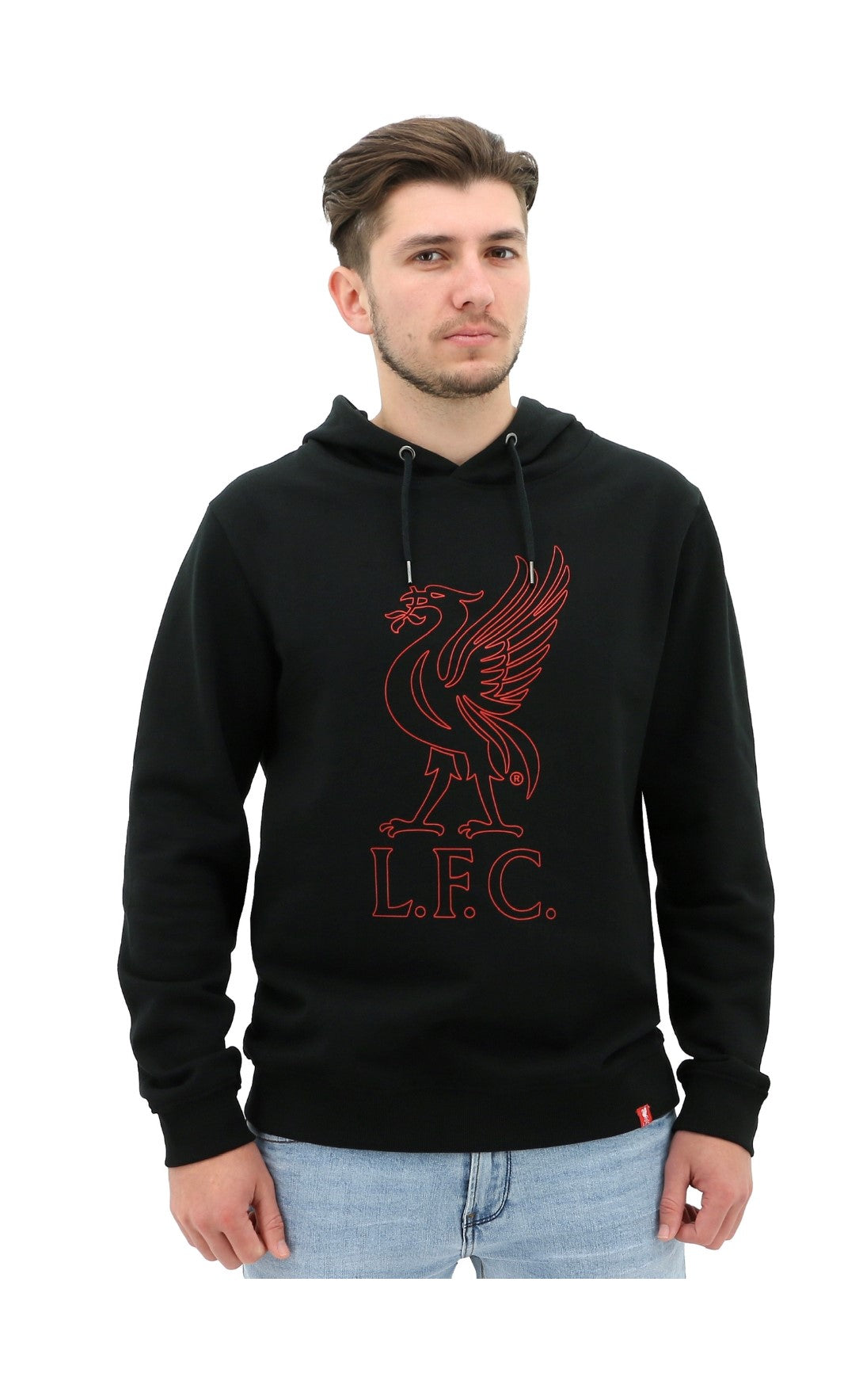 Hoodie Fleece  jumper Liverpool FC Authentic ( LFC / YNWA / BLACK / Jumper )