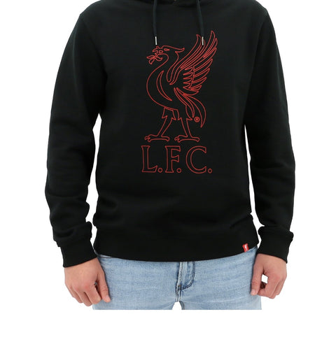 Hoodie Fleece  jumper Liverpool FC Authentic ( LFC / YNWA / BLACK / Jumper )