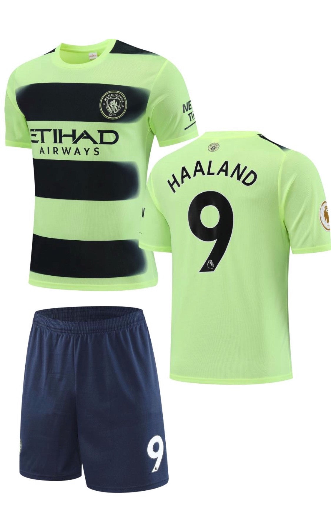 Football jersey Manchester City HAALAND AWAY 2022-2023 ( jersey and shorts / specials )