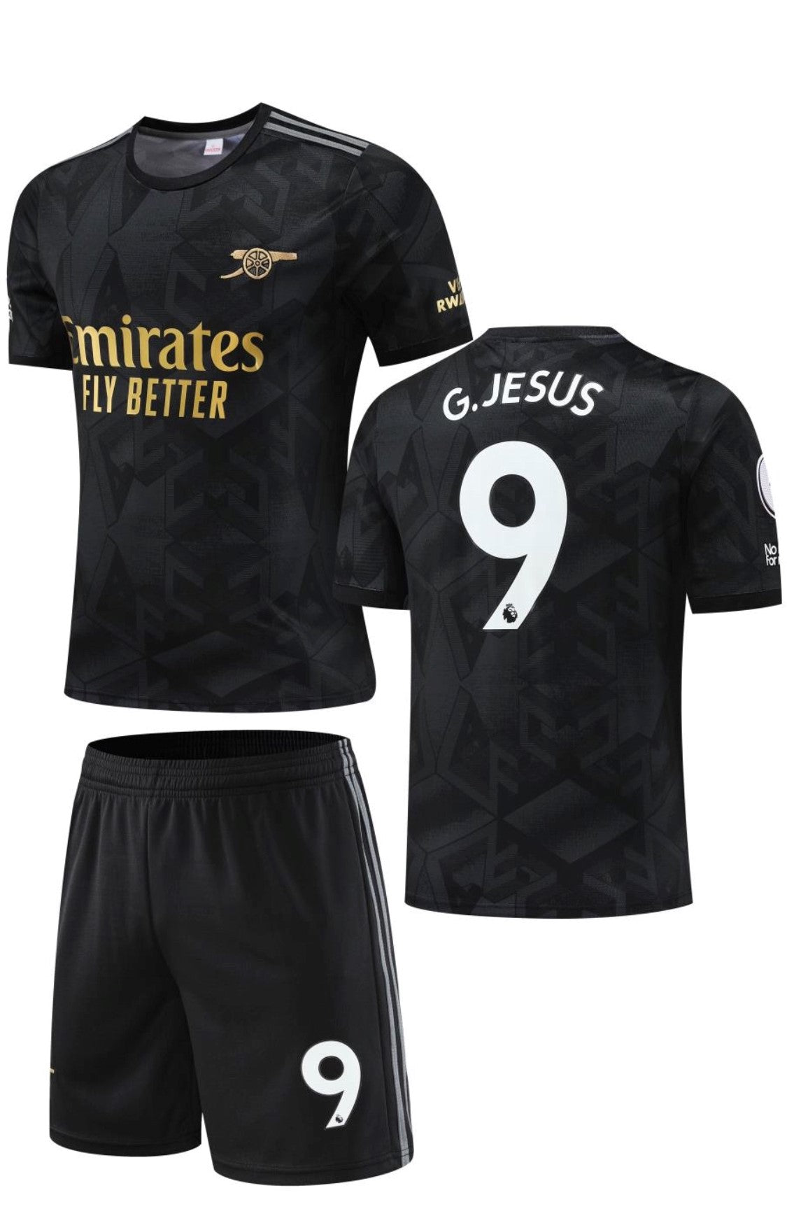 Football Jersey Arsenal away Jesus #9 22/23  ( jersey and shorts / football  sets / club kit / special / soccer specials / football kit )