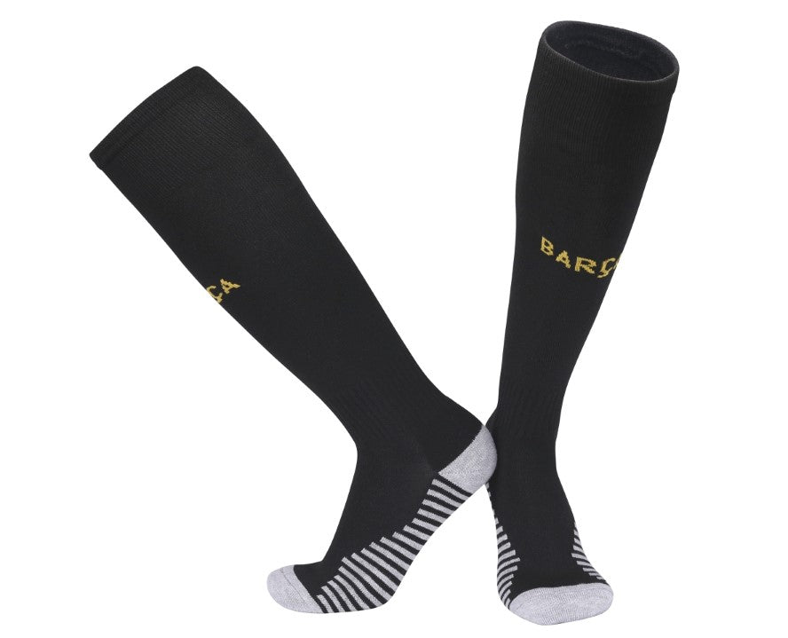 socks Barcelona away 2020-2021 ( football black socks / kids socks / adult socks / soccer socks)