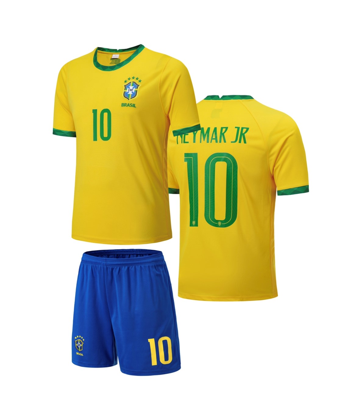 Football Jersey 20/21 Brasil Neymar jr home set #number10 (Brazil jersey / Harmony day / Brasil shirt / Brasil jersey )