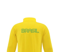 Brasil jacket ( yellow/  training jacket / warm up jacket / Harmony day /  jersey / Brazil jumper)