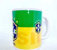 Brasil Coffee Mug (Country Football team Cup / Gift / Soccer Mug)