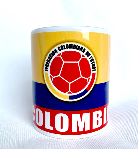 Colombia Coffee Mug (Country Football team Cup / Gift / Soccer Mug)