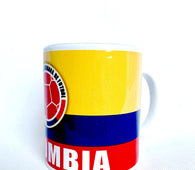 Colombia Coffee Mug (Country Football team Cup / Gift / Soccer Mug)