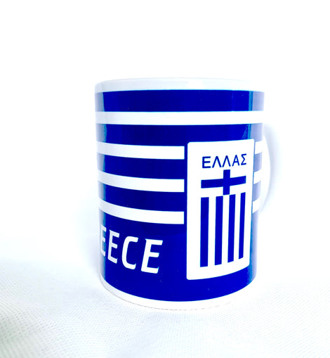 greece Coffee Mug (Country Football team Cup / Gift / hellas mug / Ellas mug / Soccer Mug)