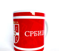 Serbia Coffee Mug (Country Serbian Football team Cup / Gift / Soccer Mug)