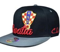 snapback Croatia Away cap ( Croatia hat / Croatia cap / croatian  / Country cap / harmony day / modric cap )