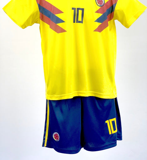 Football Jersey  Colombia home James number#10 (country shirt / soccer shirt / football shirt / James shirt / Colombia shirt / Colombian shirt )