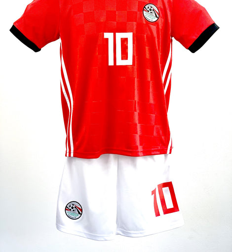 Football Jersey Egypt Salah number#10 (soccer shirt / football shirt / country shirt/ country jersey / Salah shirt )