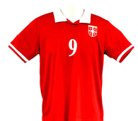 Football Jersey Serbia home  Mitrovic number#9 ( Serbian jersey / soccer shirt / country jerseys  / football shirt / Serbia shirt / country shirt)