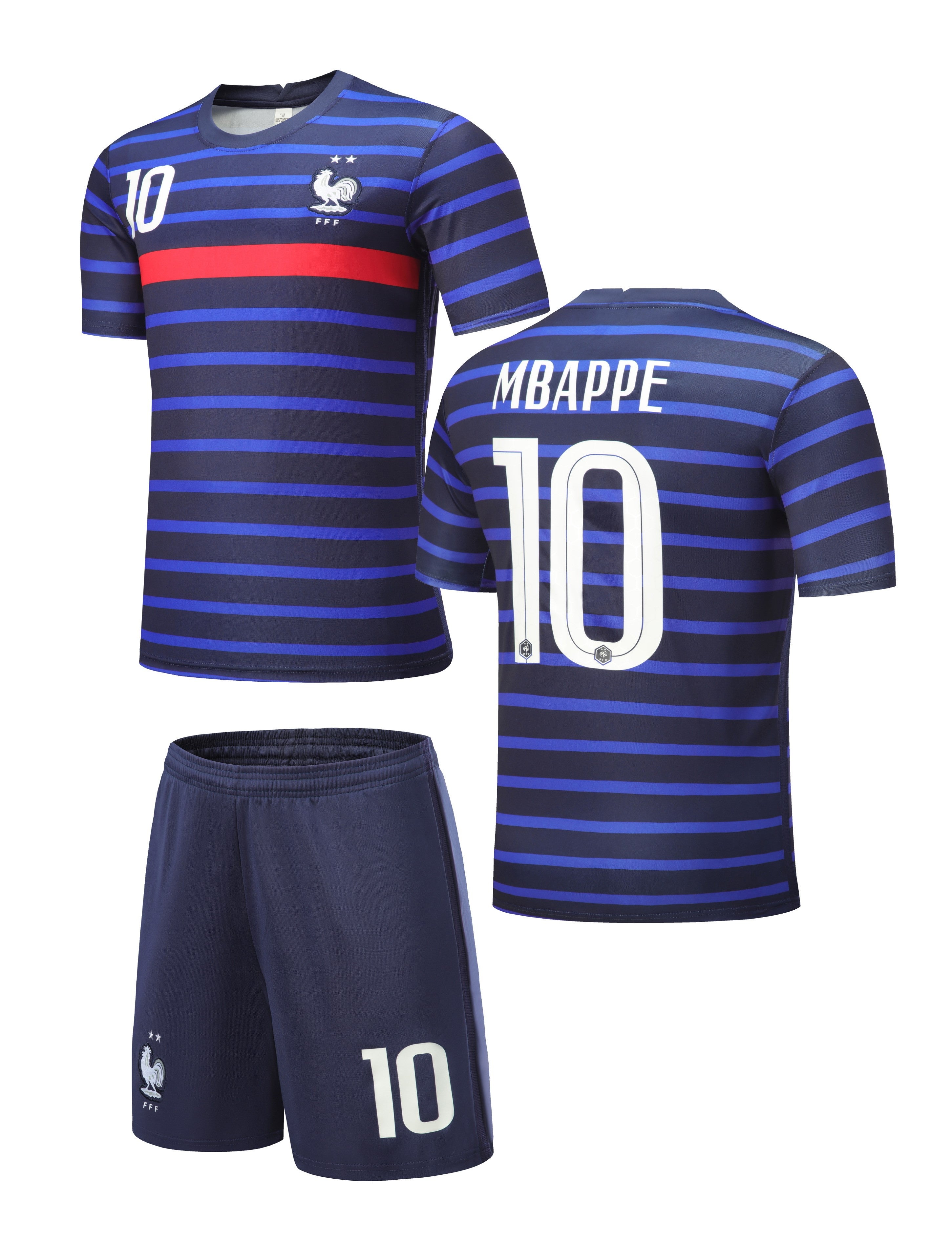 Football jersey France Home Mbappe 2021 number#10 ( France away shirt  / specials / French jersey )