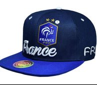 snapback France cap ( Pogba / Greizman hat / French cap  / Country cap / harmony day / Mbappe cap )