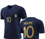 Football jersey France Home Mbappe 22/23 number#10 ( France away shirt  / French jersey )