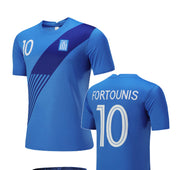 Football Jersey Greece Fortounis 2021 number#10 (Hellas shirt / Greece shirt / Greece away / Harmony day / country shirt / greek jersey / Greek shirt)