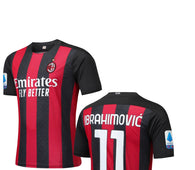 Football Jersey Ac Milan home Ibrahimovic 20/21 number#11 ( Harmony day / specials / italia jersey and shorts )