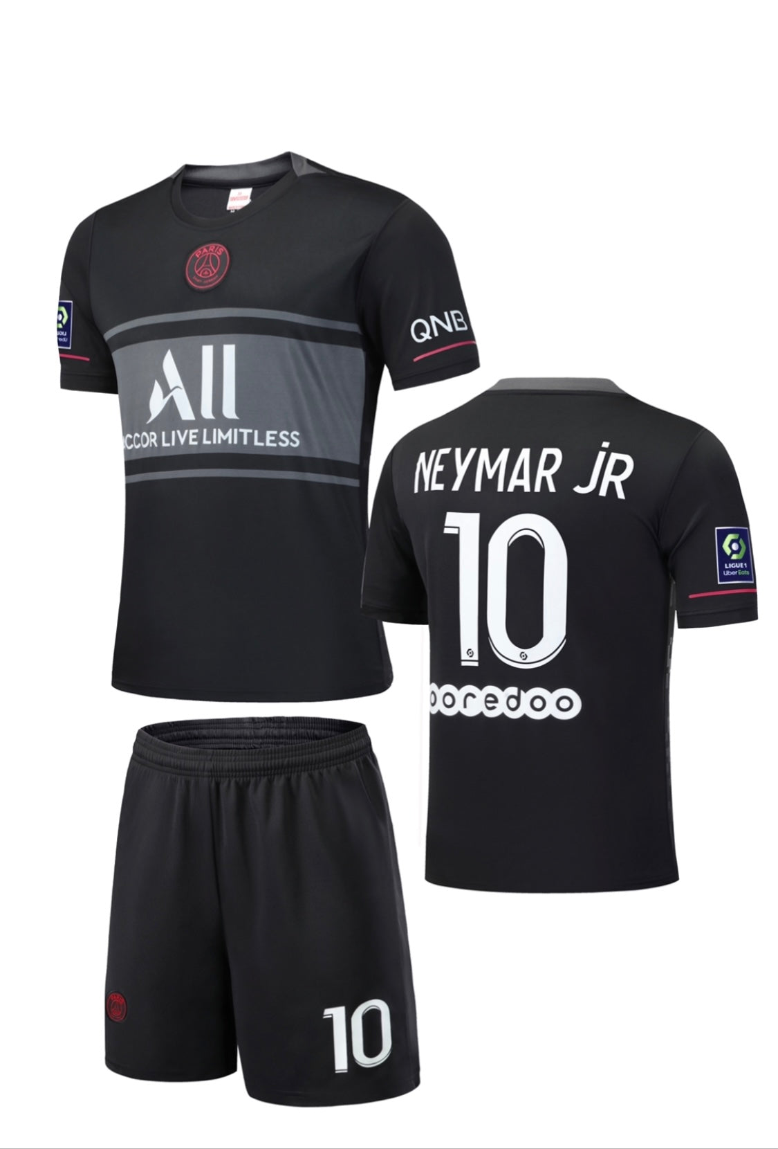 Football Jersey Paris saint Germain Away jersey Neymar number#10 20-21 (Psg jersey and shorts / Harmony day /  Neymar shirt / soccer Jersey / specials )