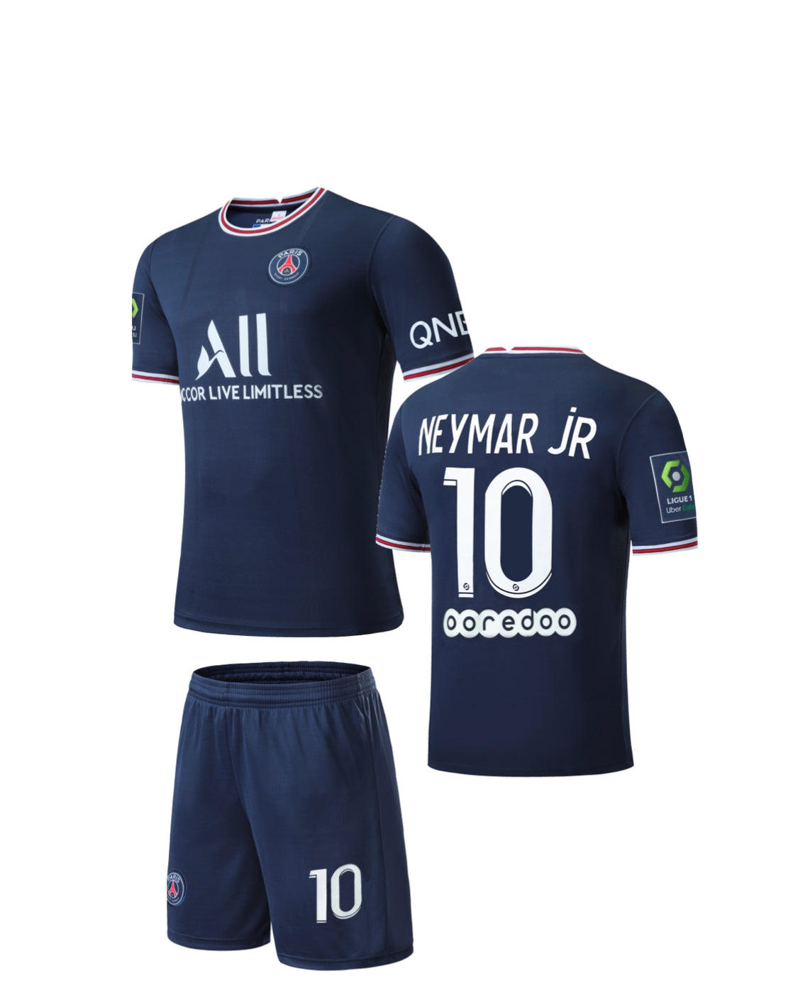 Football Jersey Paris saint Germain home Neymar number#10 2021-2022 ( shirt and shorts / psg jersey / soccer specials / paris saint germain)