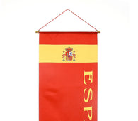 long banner Spain ( wall flag /hanging ? supporter )