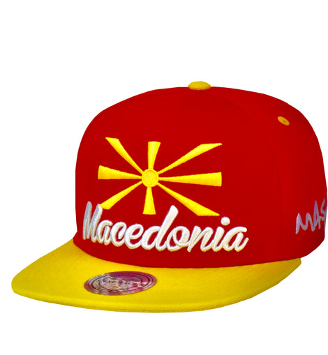 snapback Macedonia cap ( maso hat / Macedonia cap / Macedonian hat / Macedonian cap / harmony day / country hat  )