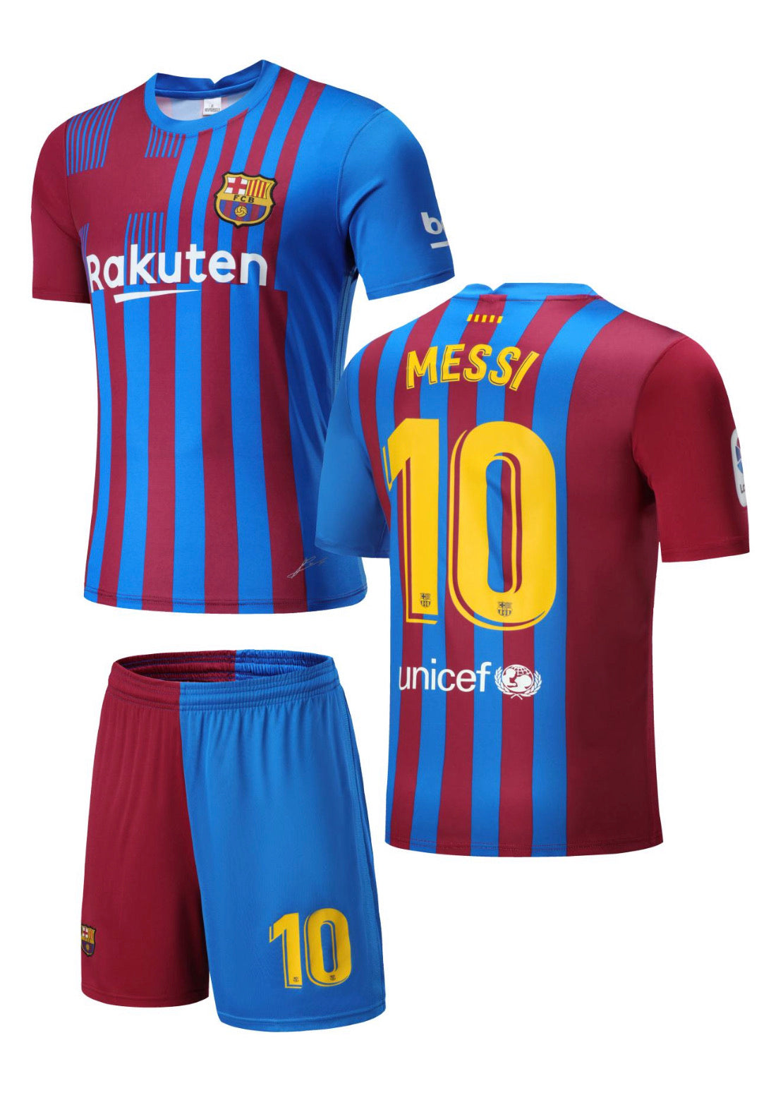 Football Jersey Barcelona fc home Messi 2021-2022 (soccer shirt / football shirt / Barca shirt / specials / Barcelona shirt / Messi shirt )