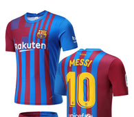 Football Jersey Barcelona fc home Messi 2021-2022 (soccer shirt / football shirt / Barca shirt / Barcelona shirt / Messi shirt )