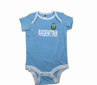 Baby football jumpsuit Argentina (soccer / baby / set / new born clothing / baby boy clothing / baby girl clothing)