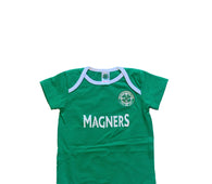 Baby football jumpsuit Celtics (soccer / newborn baby / baby clothing / baby set / newborn clothing / baby boy clothing / baby girl clothing)
