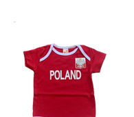 Baby football jumpsuit Poland (soccer / newborn baby / baby clothing / baby set / newborn clothing / baby boy clothing / baby girl clothing)