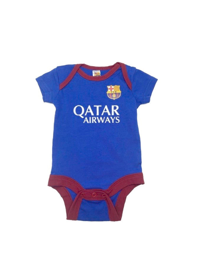 Baby football jumpsuit Barcelona (soccer / newborn baby / baby clothing / baby set / newborn clothing / baby boy clothing / baby girl clothing)