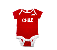 Baby football jumpsuit Chile (soccer / newborn baby / baby clothing / baby set / newborn clothing / baby boy clothing / baby girl clothing)
