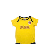 Baby football jumpsuit Colombia (soccer / newborn baby / baby clothing / baby set / newborn clothing / baby boy clothing / baby girl clothing)