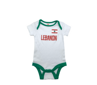 Baby football jumpsuit Lebanon (soccer / newborn baby / baby clothing / baby set / newborn clothing / baby boy clothing / baby girl clothing)