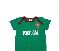 Baby football jumpsuit Portugal (soccer / newborn baby / baby clothing / baby set / newborn clothing / baby boy clothing / baby girl clothing)