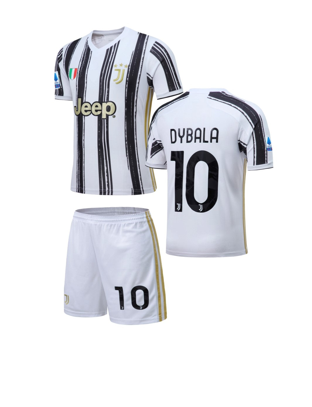 football Jersey Juventus home Dybala 2020-2021 set ( Juva jersey / foo