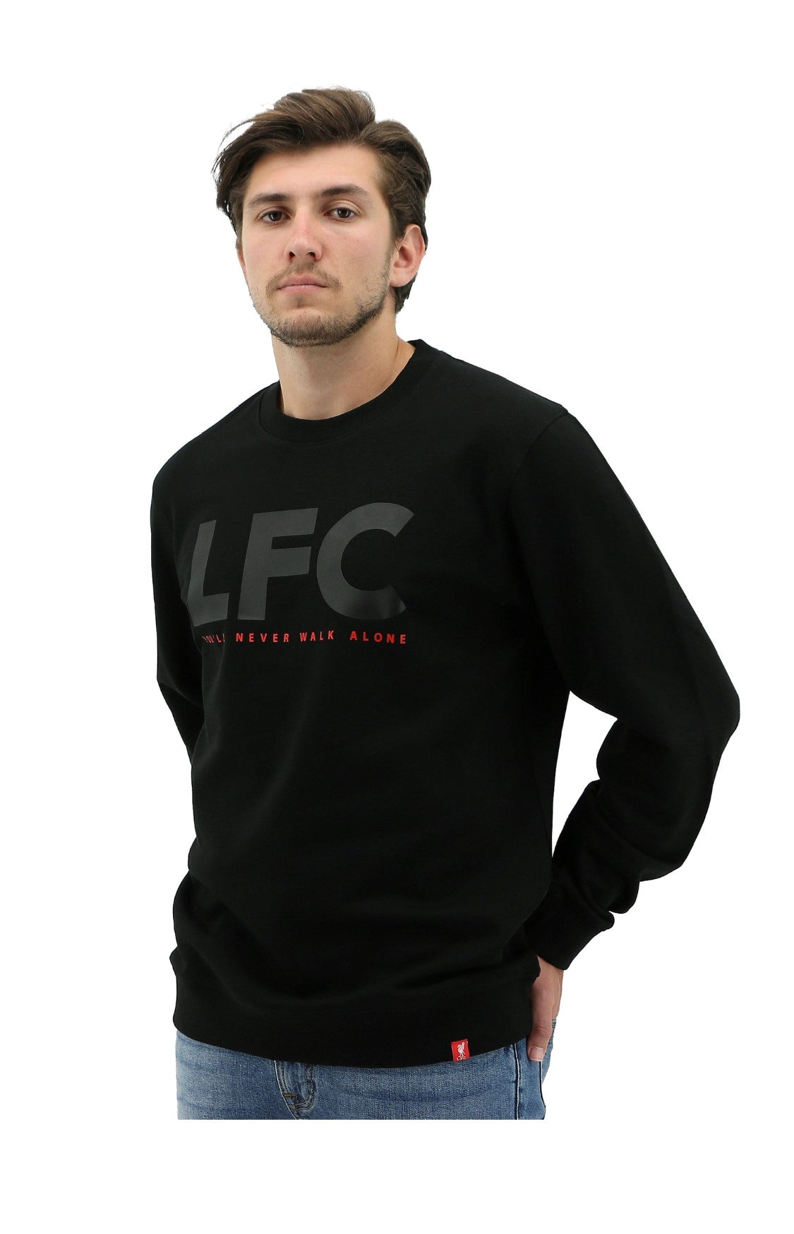 Fleece  jumper Liverpool FC Authentic ( LFC / YNWA / BLACK /  Jumper )
