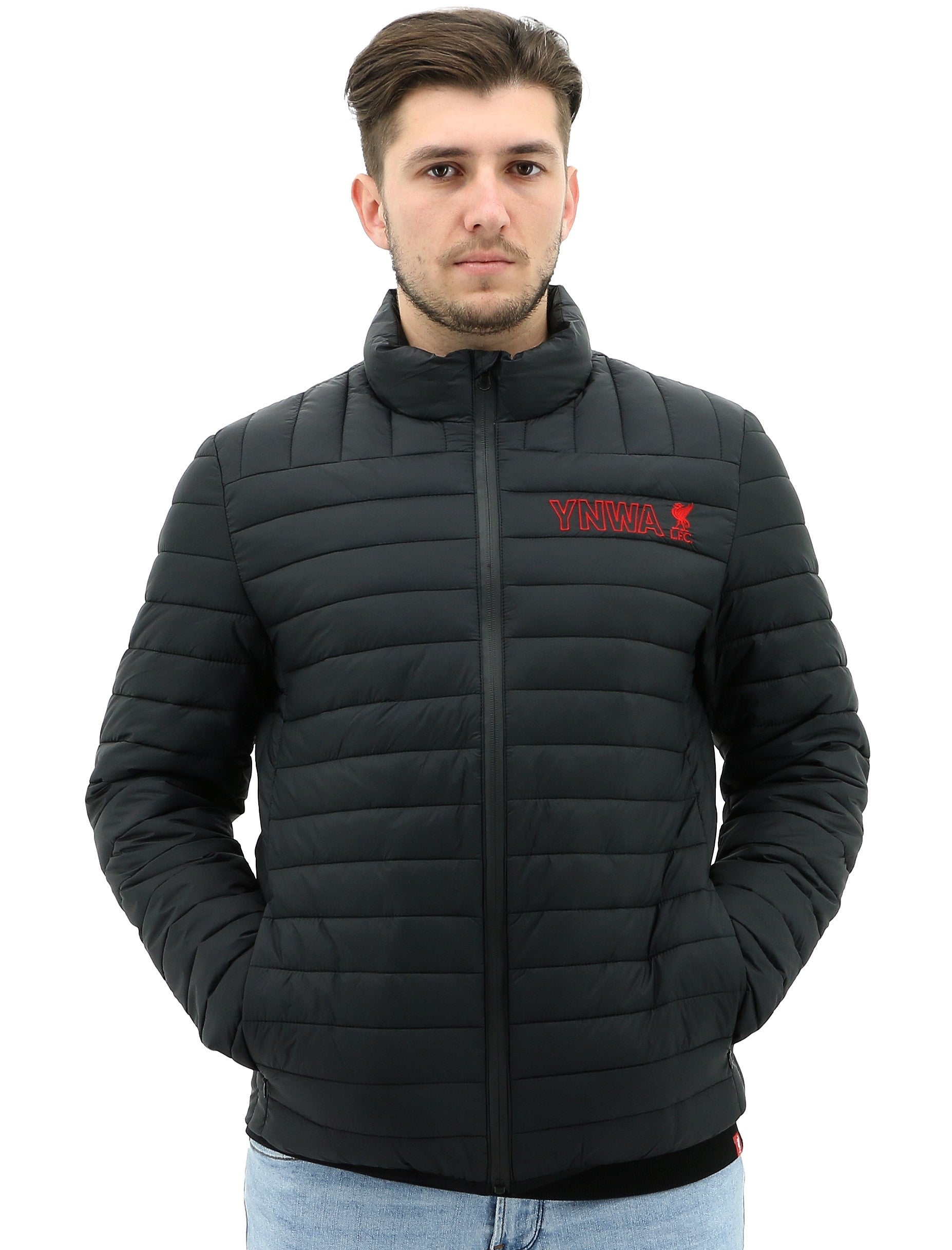 Puffer Jacket Liverpool FC Authentic ( LFC / YNWA / Zipper Jumper )