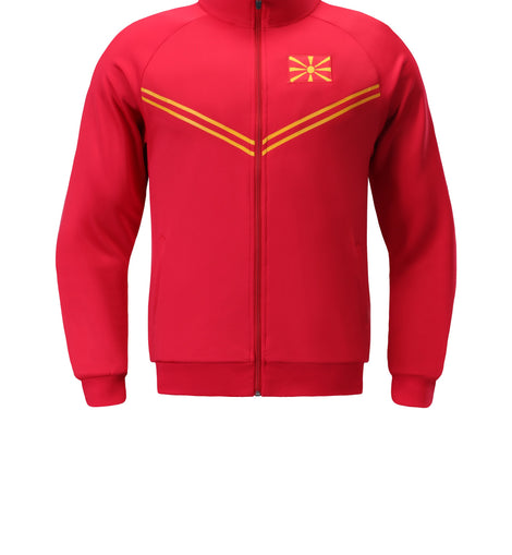 Macedonia jacket (red jumper / Macedonian training jacket / warm up jacket / Harmony day / Macedonia jersey / Maso jumper)